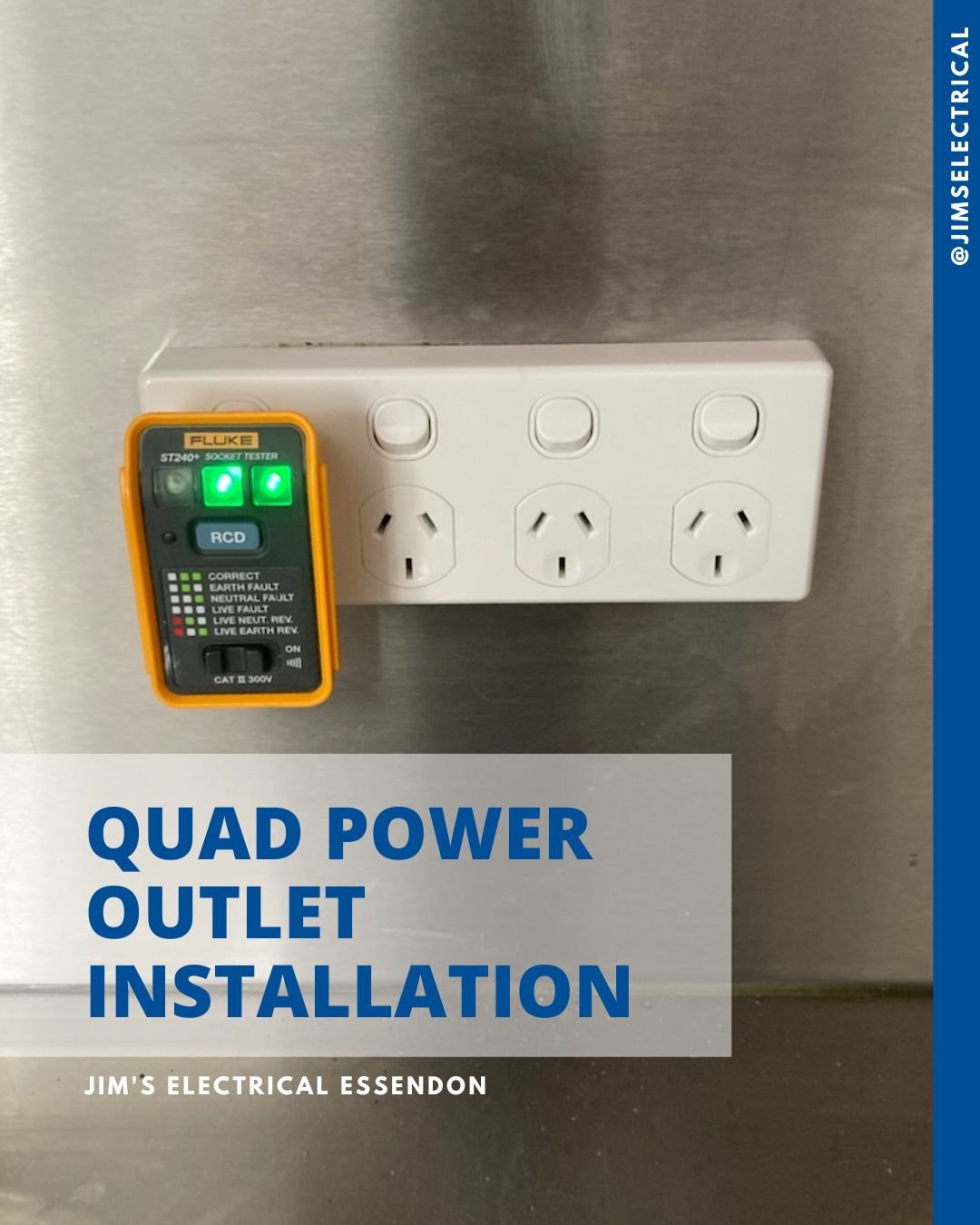 Quad Power Outlet Installation